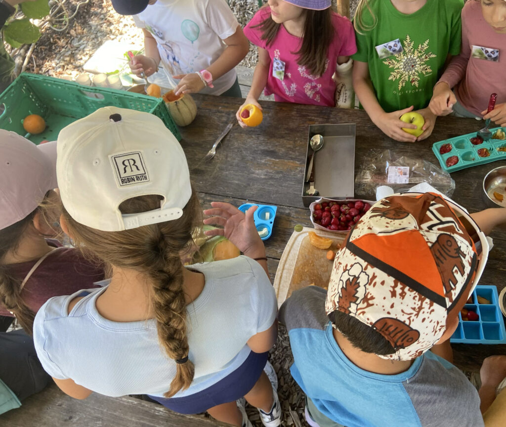 Des enfants en pleine activité lors de l'animaclub du Bioparc Genève