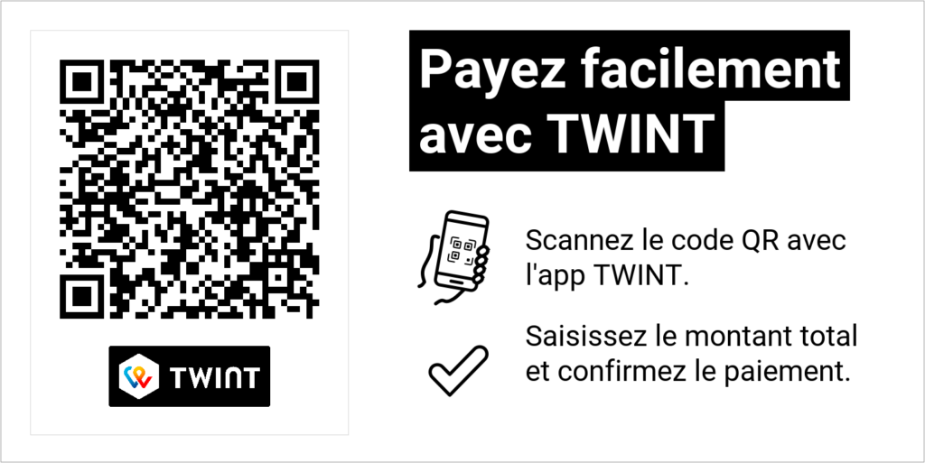 QR code TWINT pour les dons au Bioparc Genève